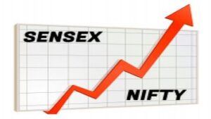 Sensex gains 164 points Nifty closes above 11000 Sensex and Nifty
