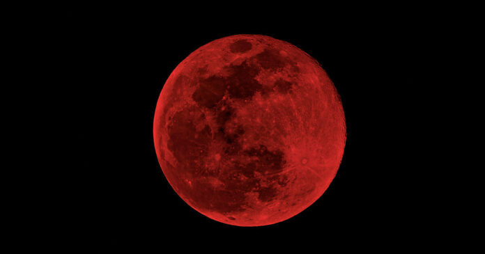 Blood Moon First Lunar Eclipse