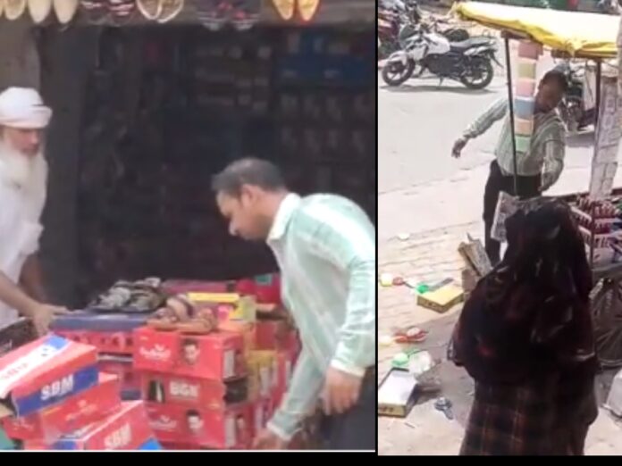 Bhind News: सड़क पर अतिक्रमण से गुस्साएं SDM ने फेंका दुकानदारों का सामान, कैमरे में कैद हुए IAS अफसर