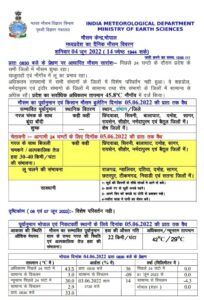 WhatsApp Image 2022 06 04 at 6.21.28 PM MP Weather Update : अगले 10 दिन भोपाल, इंदौर तपेंगे, चंबल इलाके में लू का कहर