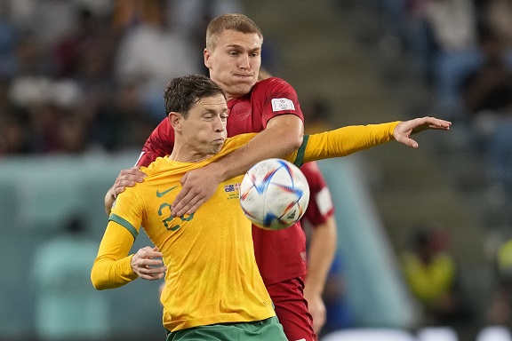 Australia vs Denmark FIFA World Cup soccer