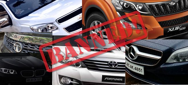 ban on new vehicles
