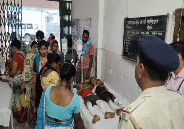 blasball Children were playing with the bomb as a ball, six injured