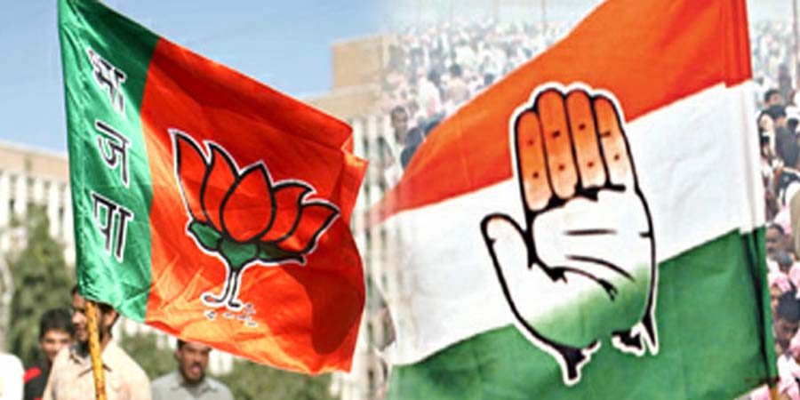 BJP and Congress BJP and Congress