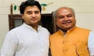 narendra singh tomar and jyotiraditya scindia narendra singh tomar and jyotiraditya scindia