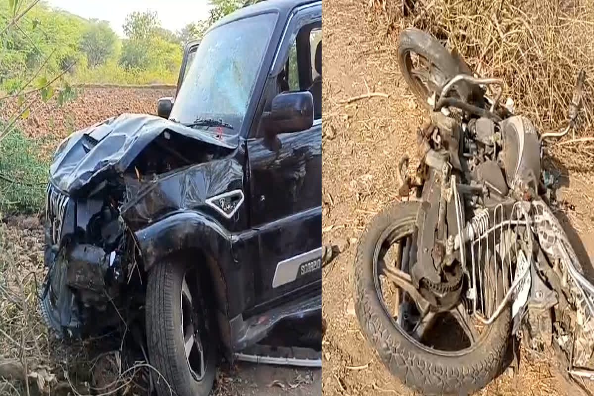 accdent Car Hits Bike