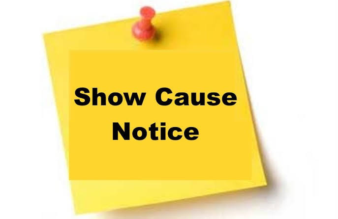 show cause notice