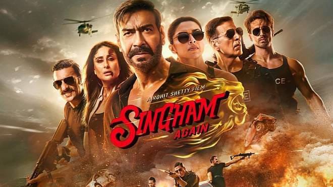 Scenes of 'Singham Again' Censored