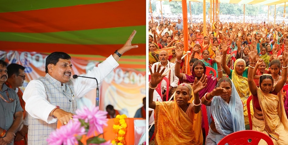 cm jansabha CM Dr. Yadav Addressed Election Public Meetings