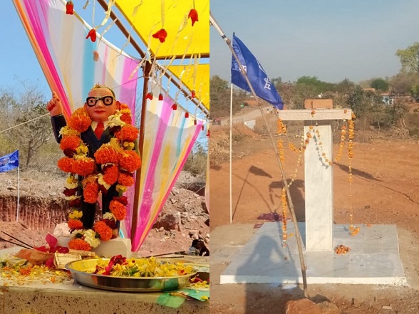 ambedkar statue stolen
