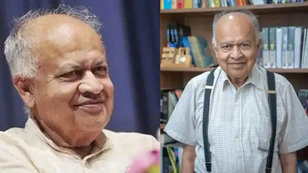 MR Srinivasan and Jayant Narlikar