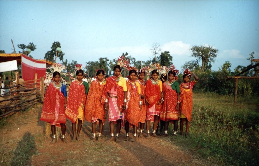 Bhil tribe girls in Jhabua Gender Equality in Bhil Community