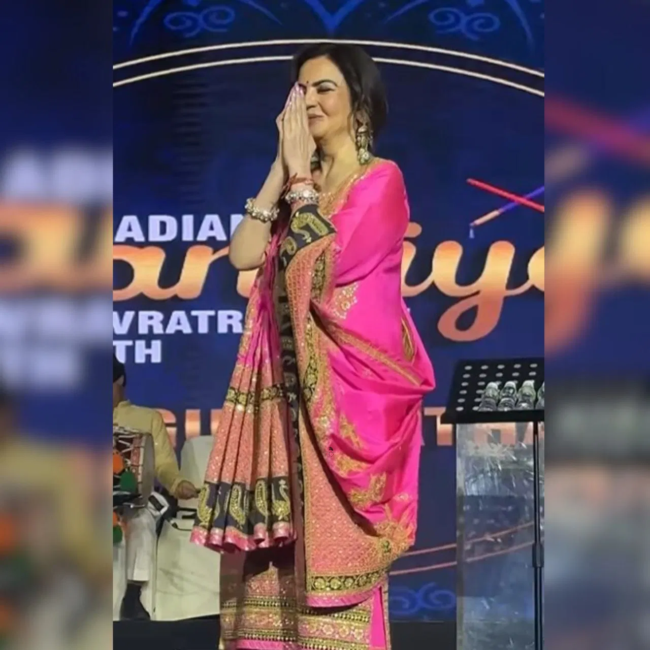 nita ambani dandia look nita ambani dandia look