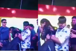 Bhojpuri Stage Show singer dhananjay sharma viral video controversy Bhojpuri Stage Show singer dhananjay sharma viral video controversy