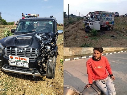 chhatarpur forelane accident