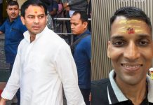 पूर्व मंत्री और जनशक्ति जनता दल के अध्यक्ष तेजप्रताप यादव के आवास पर चोरी