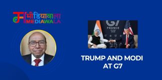 Trump and Modi at G7