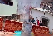 निर्माणाधीन मकान में करंट लगने से मजदूर की मौत, CCTV में कैद हुआ दर्दनाक हादसा